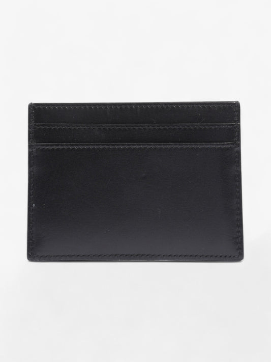 Saint Laurent Monogram Card Holder Black / Silver Leather