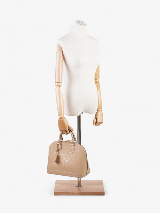 Louis Vuitton Alma Beige Vernis Leather PM