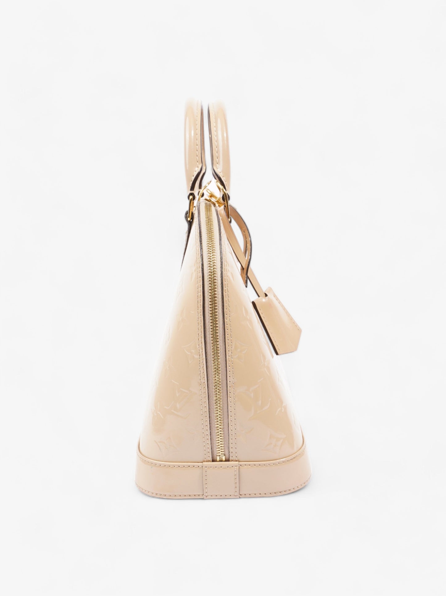 Louis Vuitton Alma Beige Vernis Leather PM