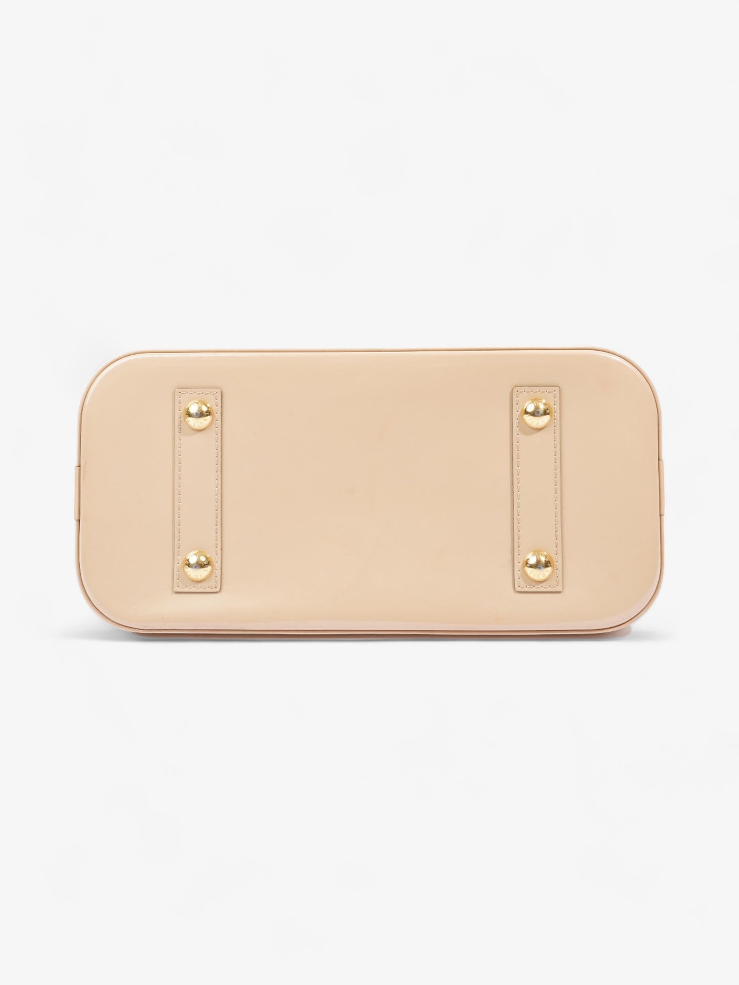 Louis Vuitton Alma Beige Vernis Leather PM