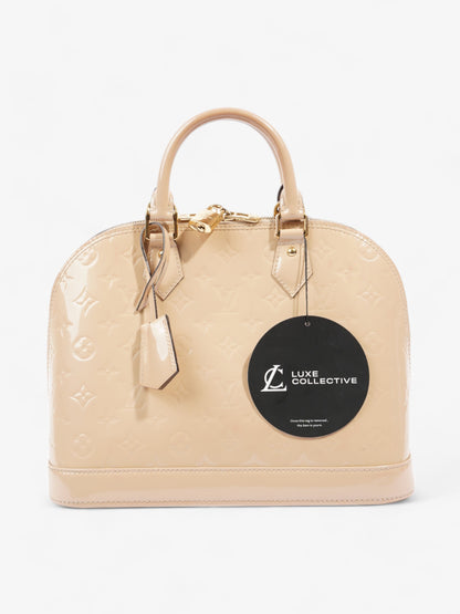 Louis Vuitton Alma Beige Vernis Leather PM