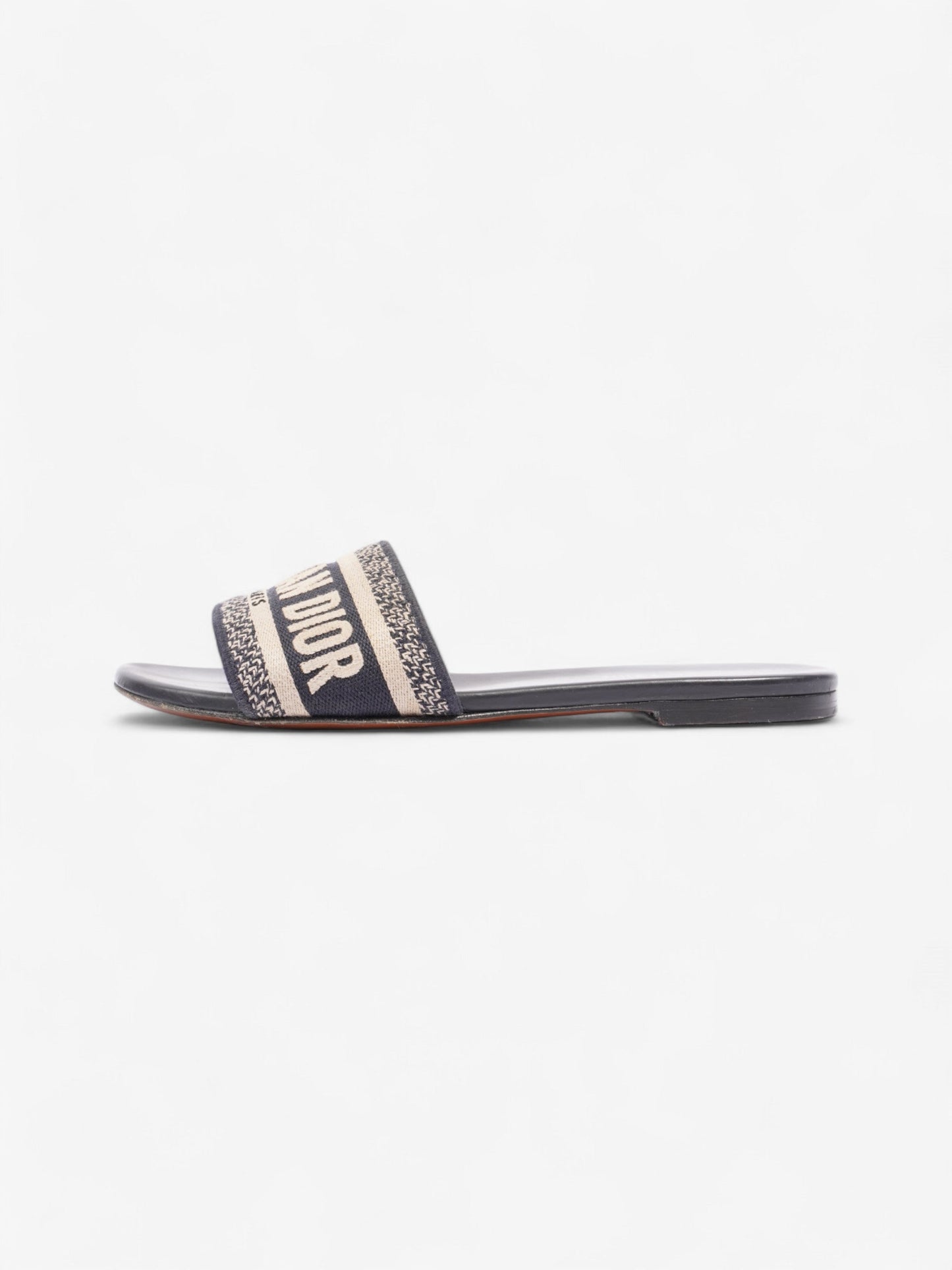 Christian Dior D Way Deep Blue Cotton EU 37.5 UK 4.5