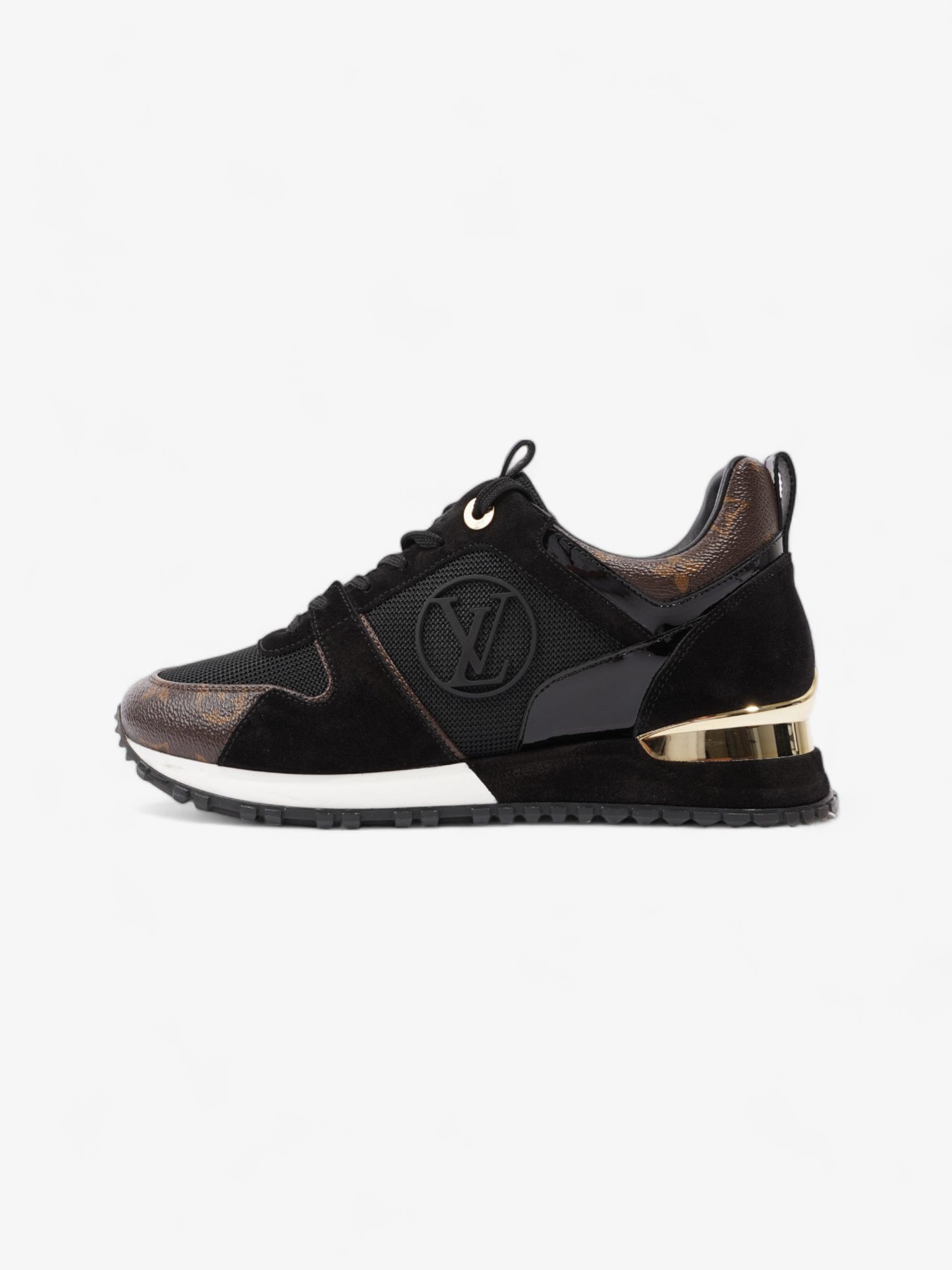 Louis Vuitton Run Away Trainer Black / Monogram Mesh EU 38 UK 5