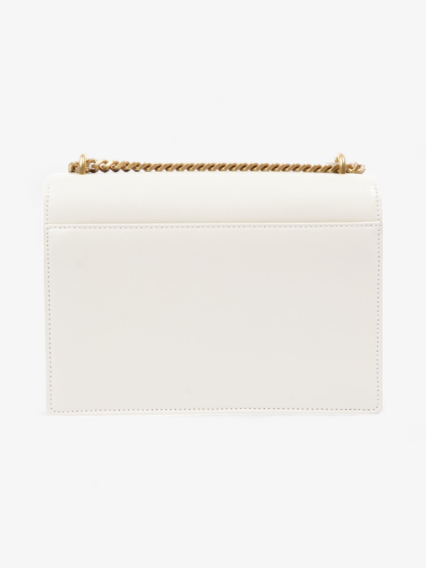 Saint Laurent Sunset White Leather Small