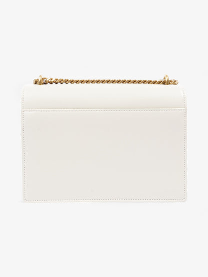 Saint Laurent Sunset White Leather Small