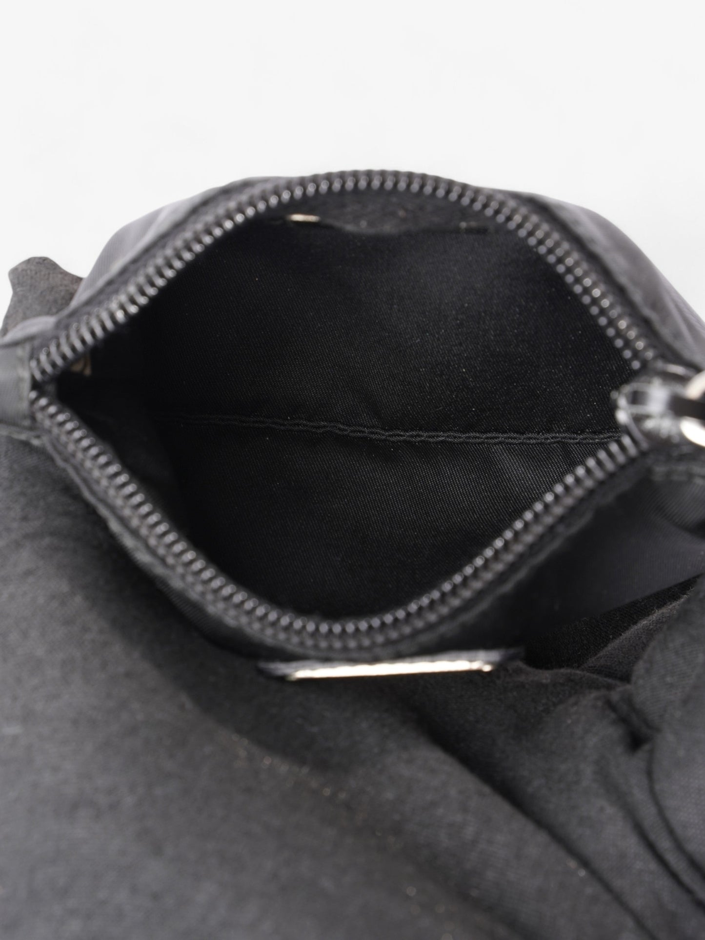 Prada Coin Purse Black Nylon