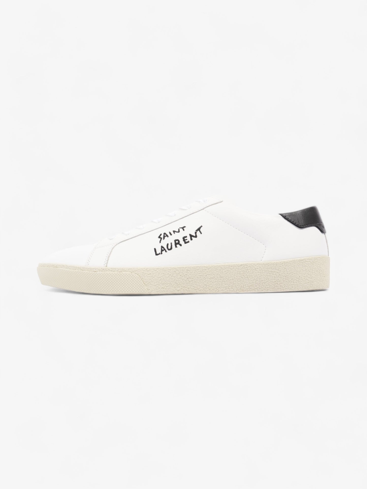 Saint Laurent Court Classic White / Black Leather EU 41 UK 8