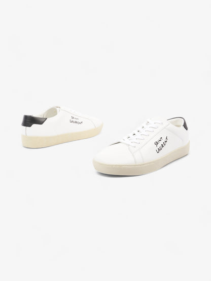 Saint Laurent Court Classic White / Black Leather EU 41 UK 8
