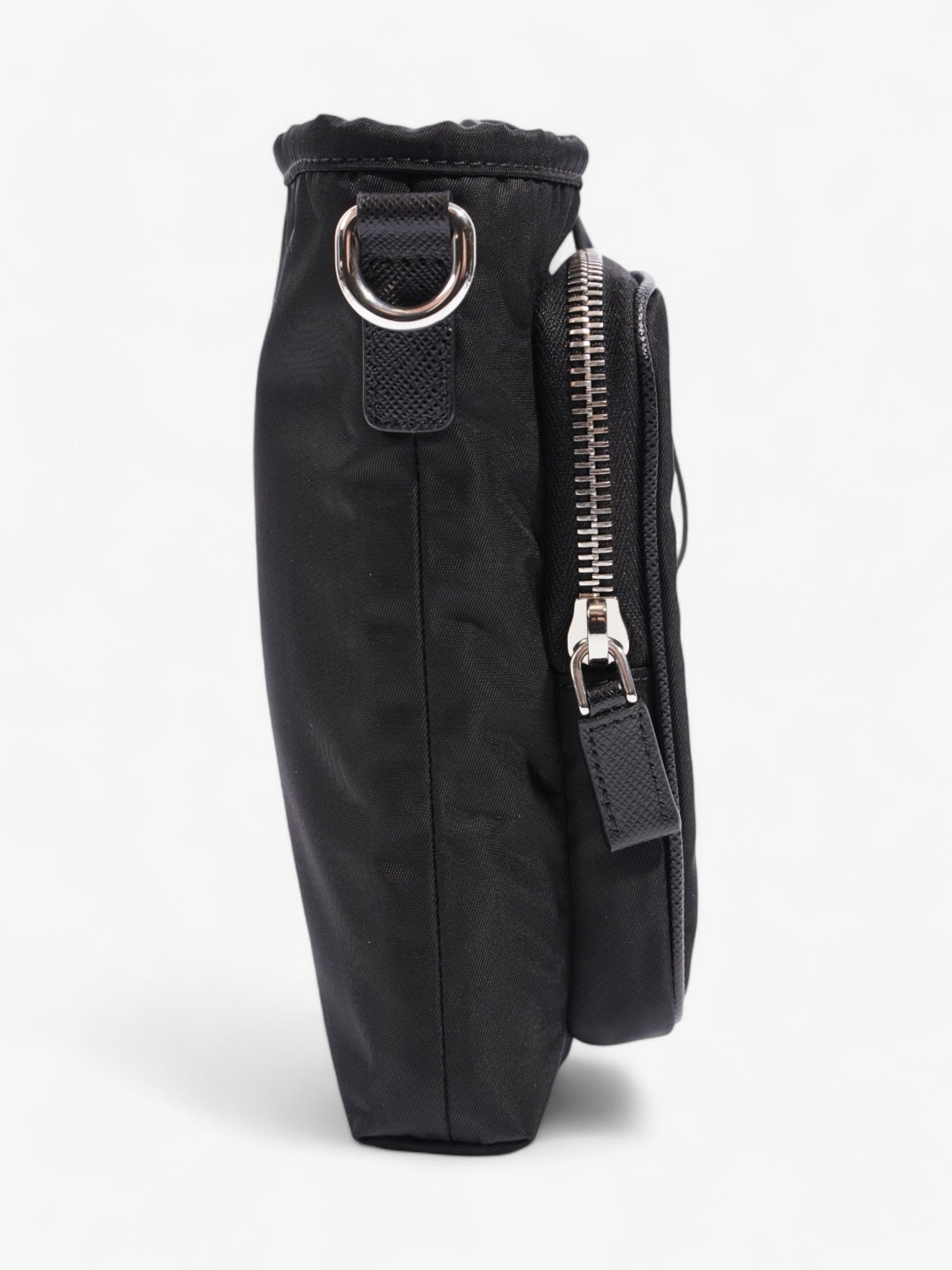 Prada Phone Case Crossbody Black Re Nylon