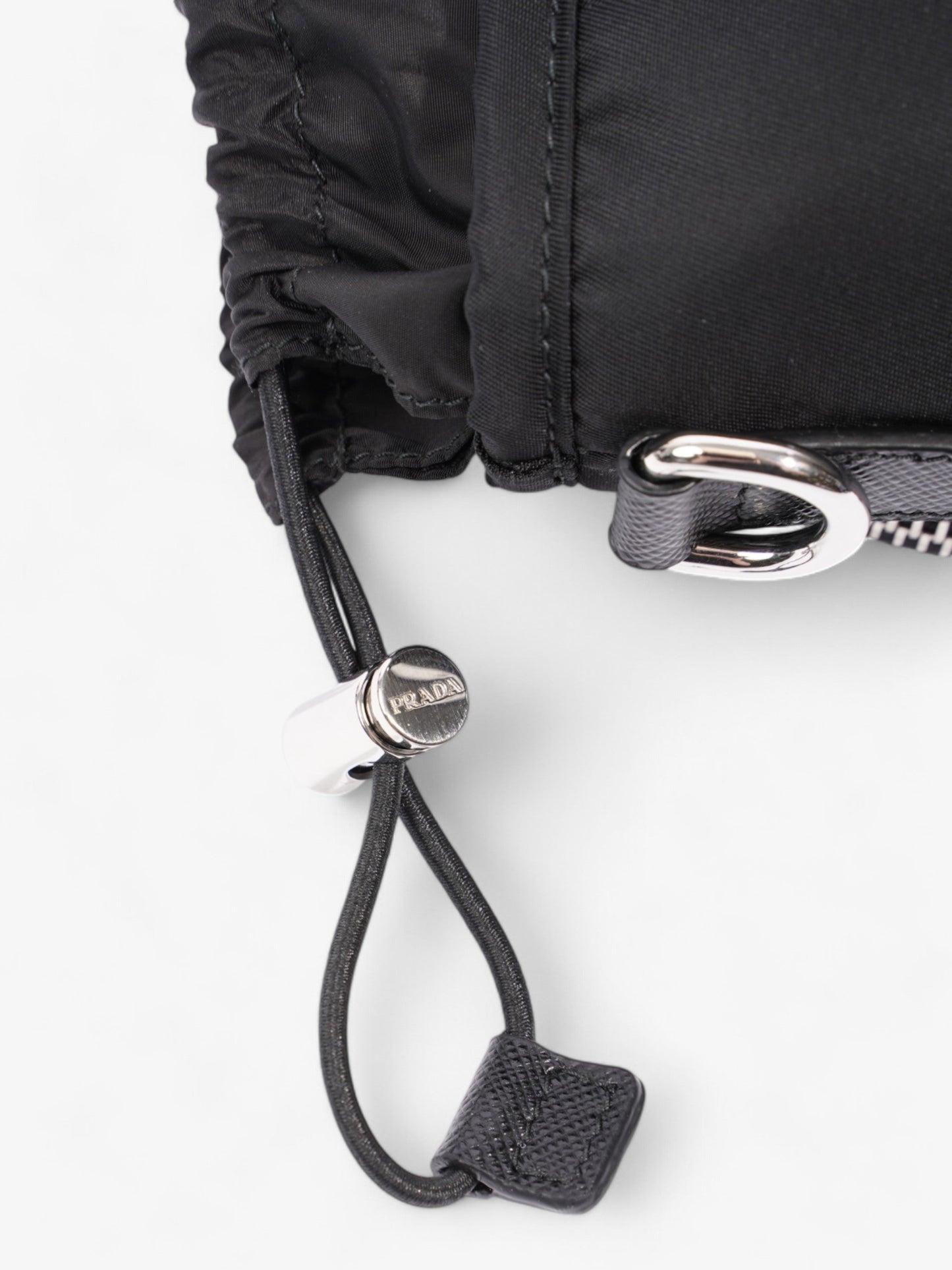 Prada Phone Case Crossbody Black Re Nylon