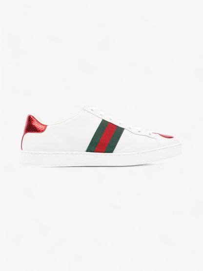 Gucci Ace Sneakers with Hearts White / Red / Green Leather EU 38.5 UK 5.5