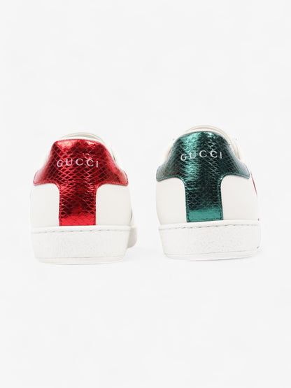 Gucci Ace Sneakers with Hearts White / Red / Green Leather EU 38.5 UK 5.5