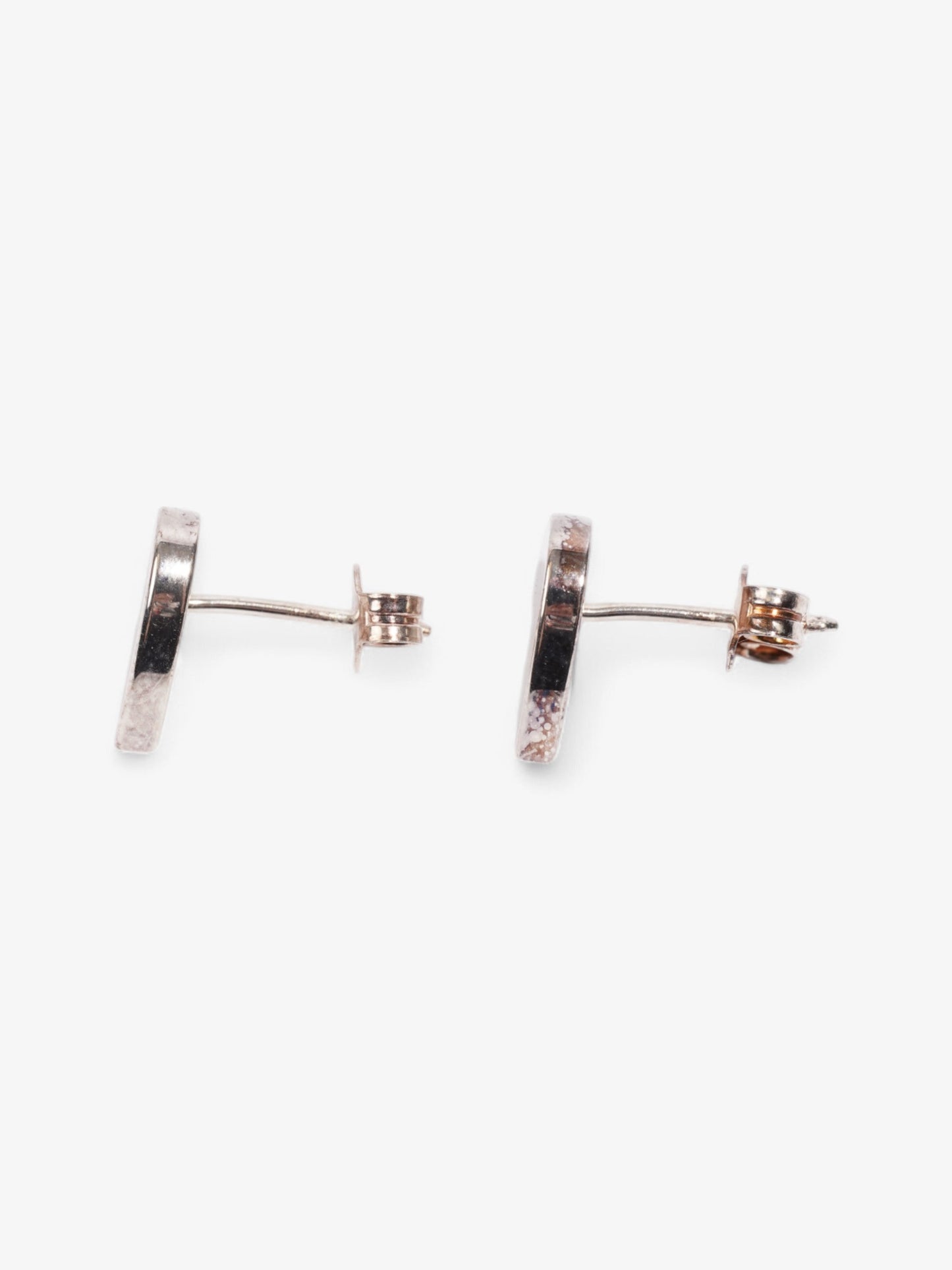 Gucci Heart Earrings Silver Silver Sterling