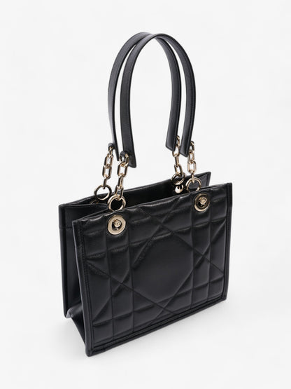 Christian Dior Archi Cannage Bage Black Leather