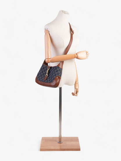 Gucci Jackie 1961 Brown / Denim Denim Small