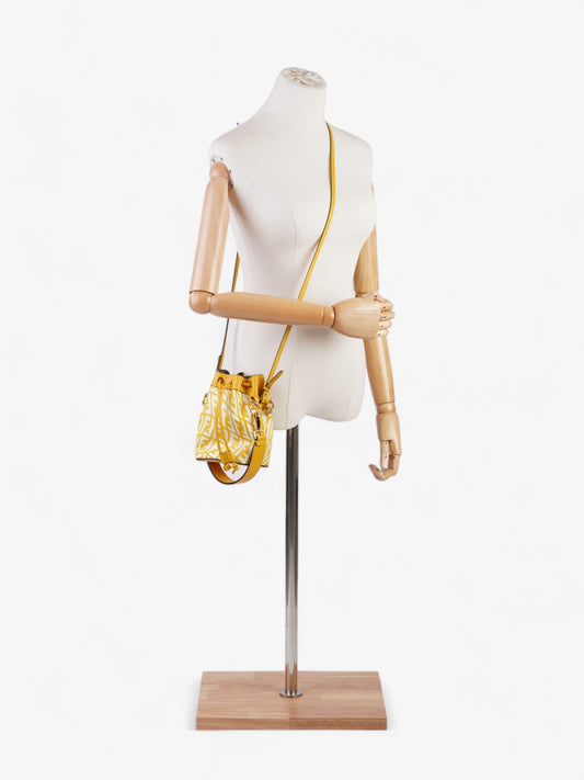 Fendi Mon Tresor Mini FF Vertigo Yellow Canvas