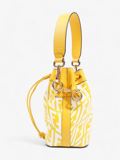 Fendi Mon Tresor Mini FF Vertigo Yellow Canvas