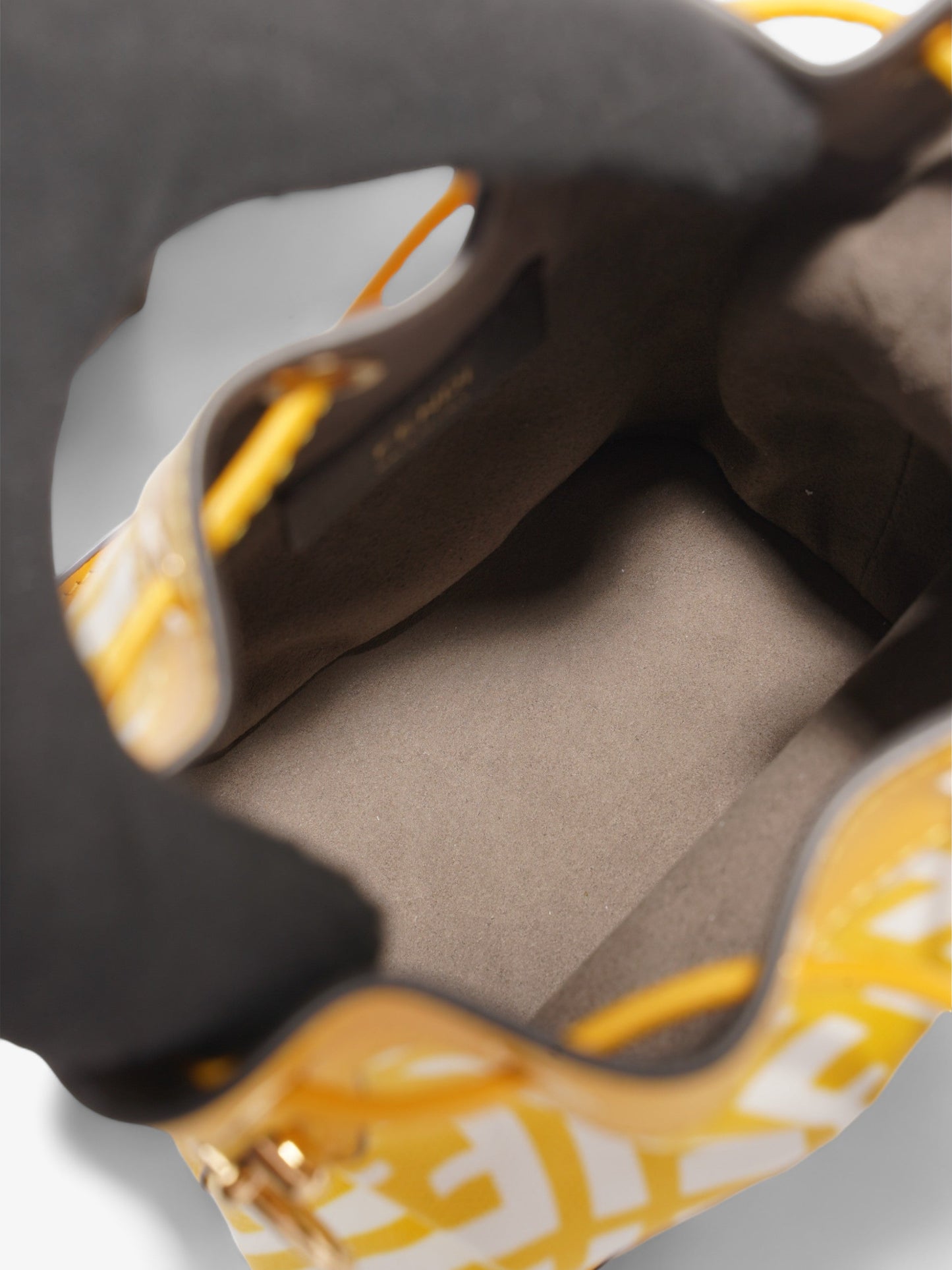 Fendi Mon Tresor Mini FF Vertigo Yellow Canvas