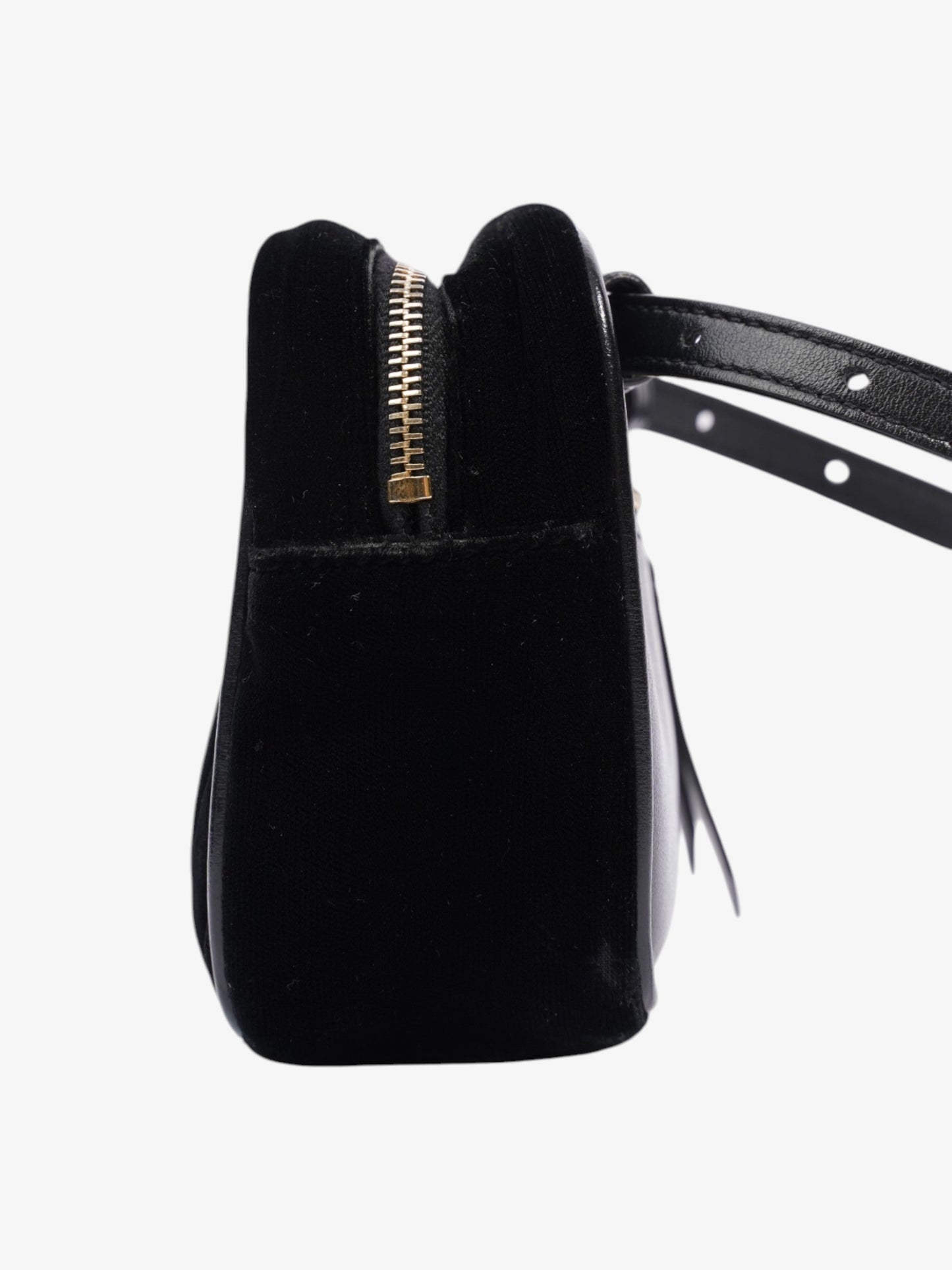 Saint Laurent Lou Belt Bag Black Velvet