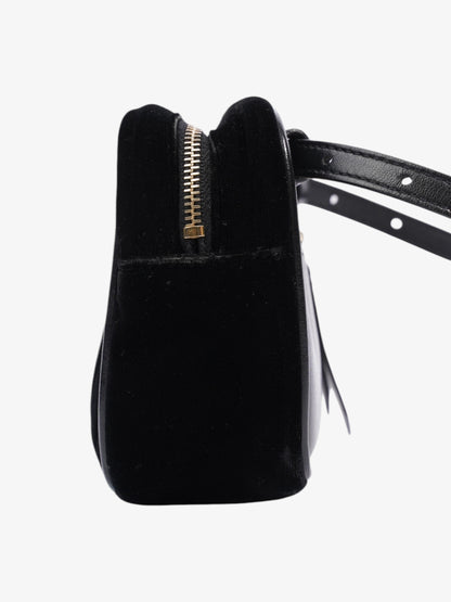 Saint Laurent Lou Belt Bag Black Velvet
