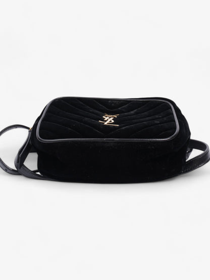 Saint Laurent Lou Belt Bag Black Velvet