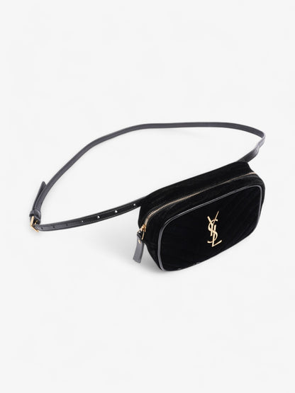Saint Laurent Lou Belt Bag Black Velvet