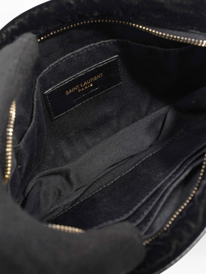 Saint Laurent Lou Belt Bag Black Velvet