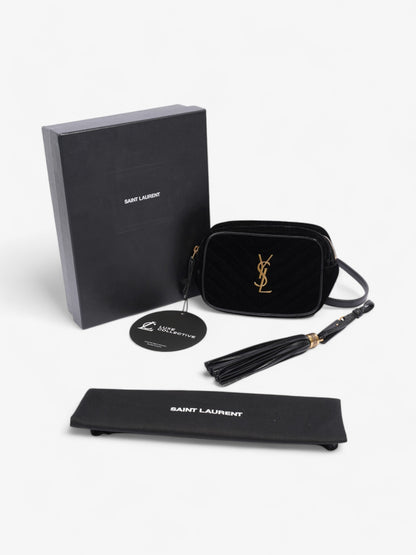 Saint Laurent Lou Belt Bag Black Velvet