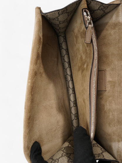 Gucci Dionysus GG Supreme / Beige / Ebony Coated Canvas Small