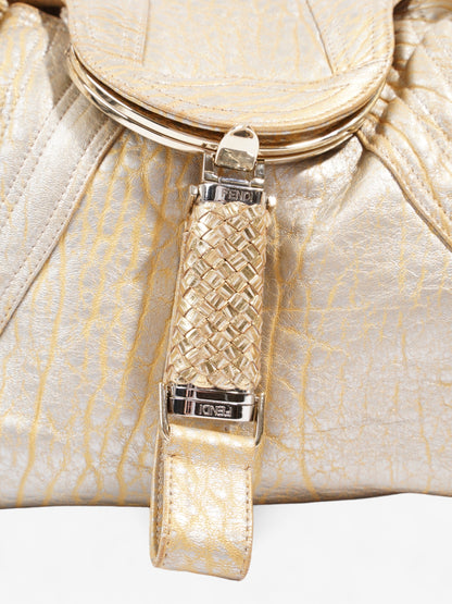Fendi Spy Bag Gold / Silver Leather
