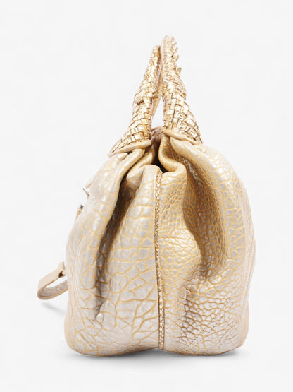 Fendi Spy Bag Gold / Silver Leather