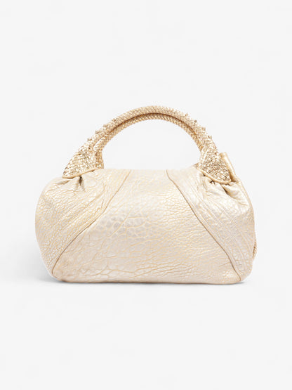 Fendi Spy Bag Gold / Silver Leather