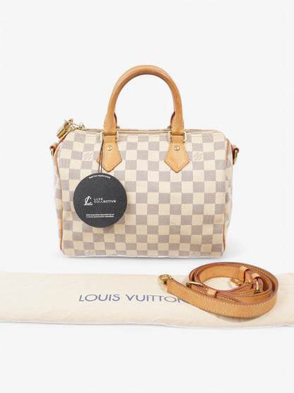 Louis Vuitton Speedy Bandoulière Damier Azur Coated Canvas 25