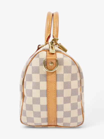 Louis Vuitton Speedy Bandoulière Damier Azur Coated Canvas 25