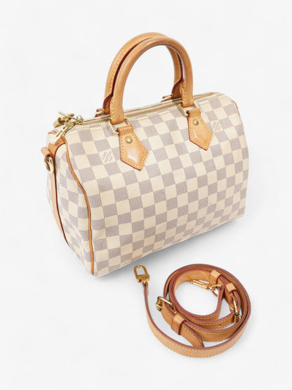 Louis Vuitton Speedy Bandoulière Damier Azur Coated Canvas 25