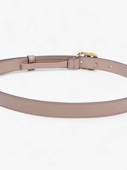 Gucci GG Marmont Belt Dusty Pink / Gold Leather 70cm 28"
