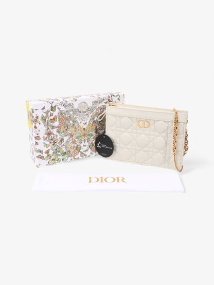 Christian Dior Caro Every Dior Pouch Latte Calfskin Leather