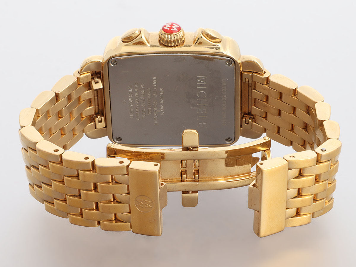 Michele Two-Tone LE Diamond Deco High Shine Watch 33mm