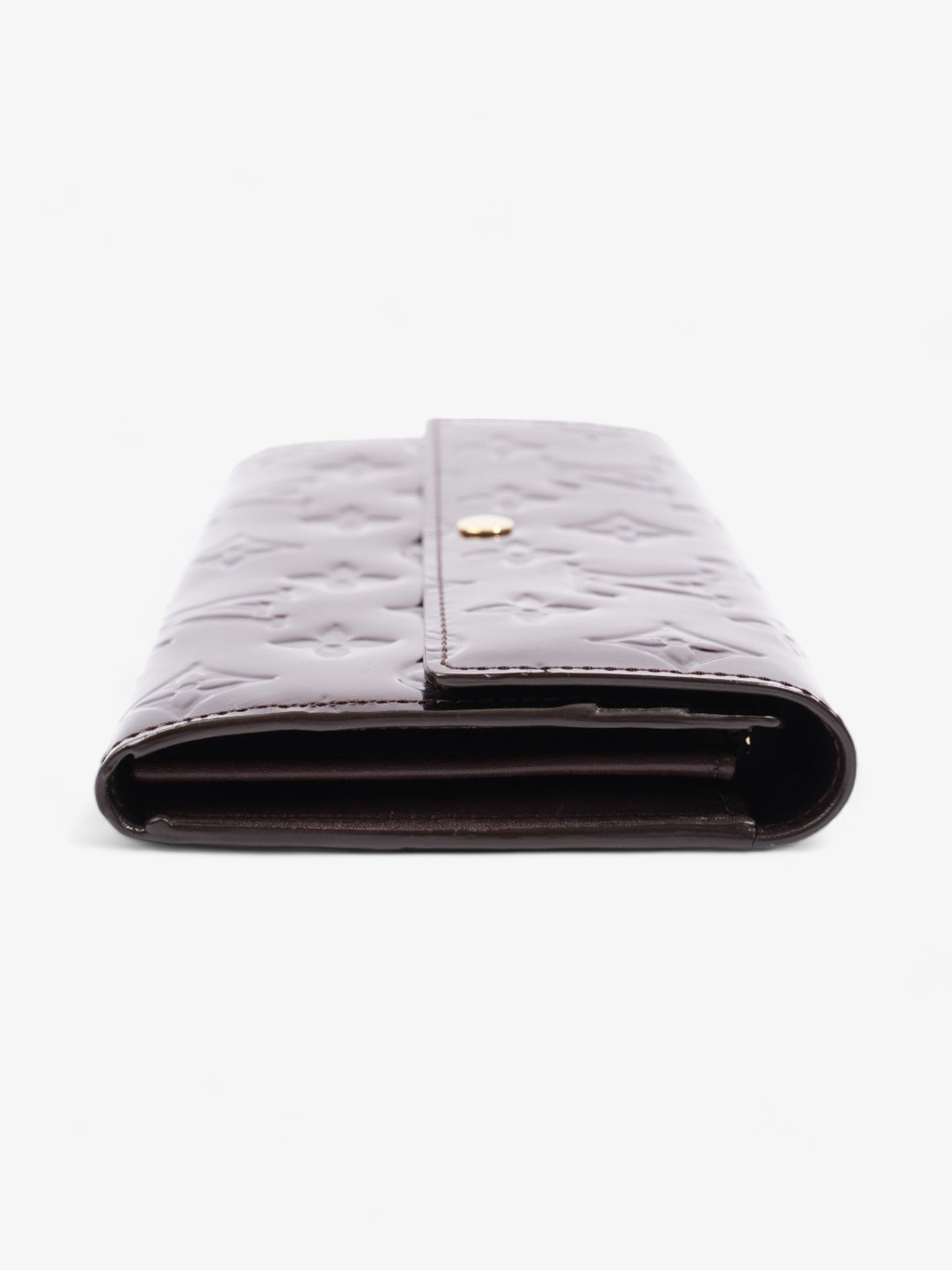 Louis Vuitton Sarah Wallet Burgundy Vernis Leather