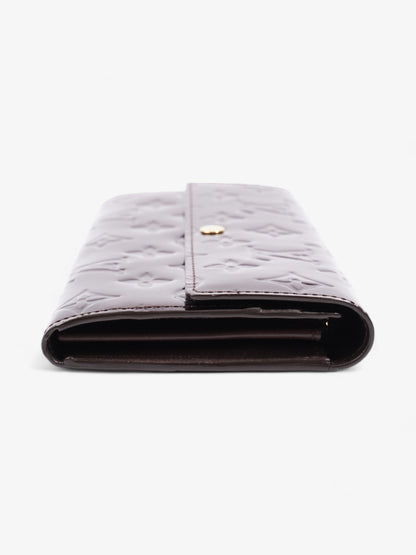 Louis Vuitton Sarah Wallet Burgundy Vernis Leather