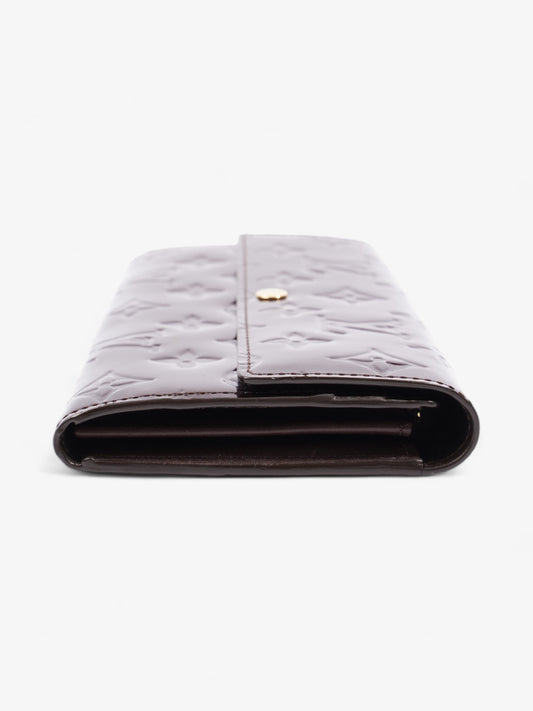 Louis Vuitton Sarah Wallet Burgundy Vernis Leather