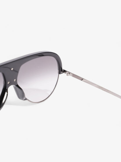 Gucci Navigator Sunglasses Black Acetate 145mm