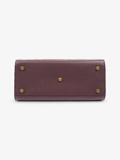 Saint Laurent Sac De Jour Maroon Grained Leather Small