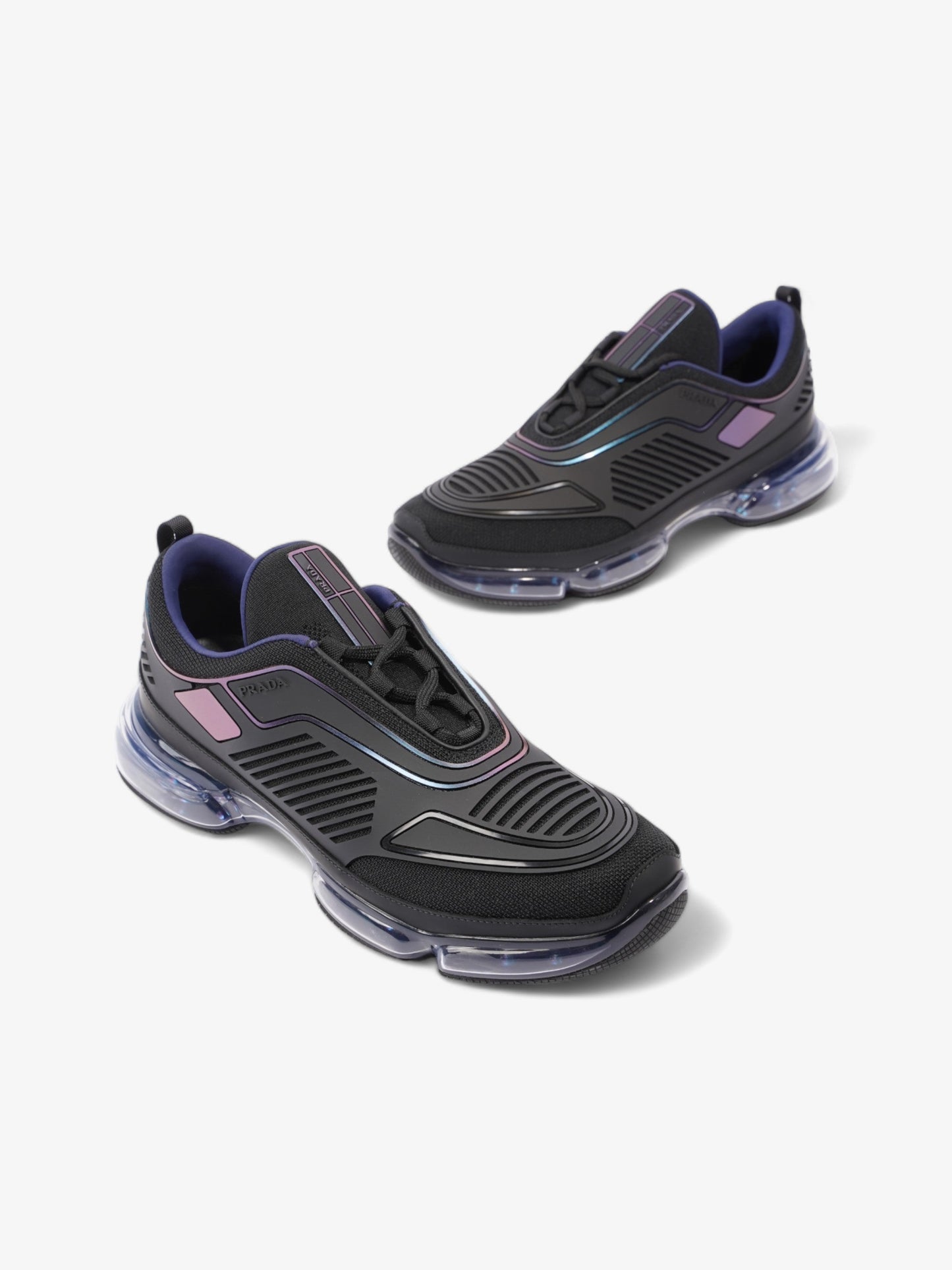 Prada Cloudbust Air Sport Sneakers Black / Iridescent  Rubber EU 41 UK 8