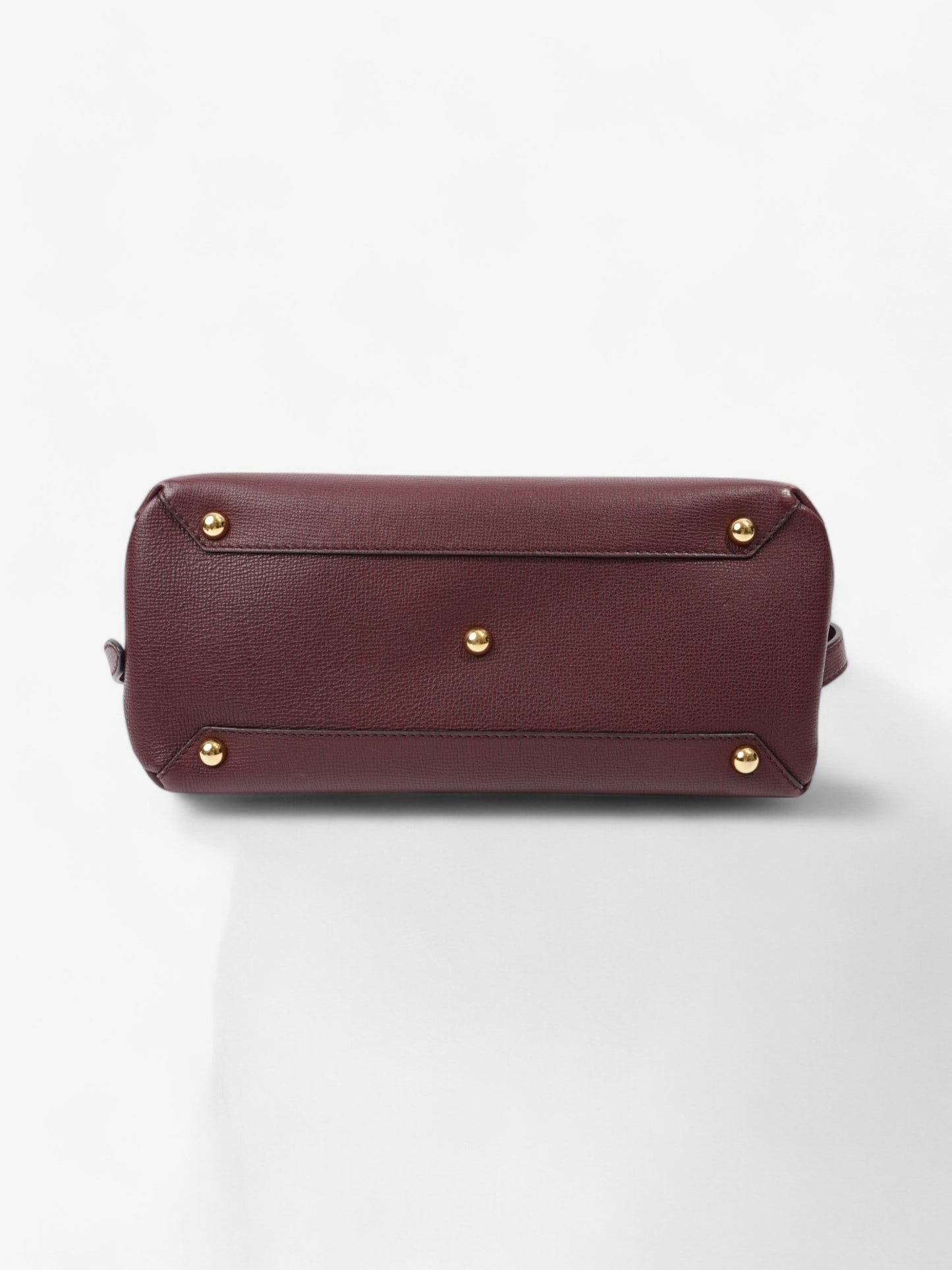 Burberry Camberley Burgundy / House Check Calfskin Leather Medium
