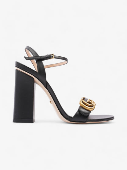 Gucci GG Marmont Heels 85mm Black Leather EU 37 UK 4
