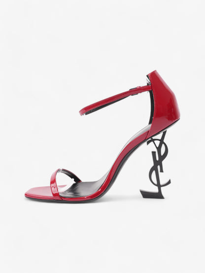 Saint Laurent Opyum Heels 110mm Red / Black Leather EU 37.5 UK 4.5