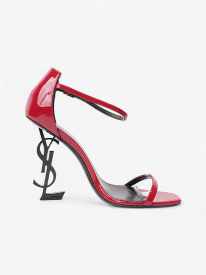 Saint Laurent Opyum Heels 110mm Red / Black Leather EU 37.5 UK 4.5