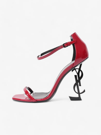 Saint Laurent Opyum Heels 110mm Red / Black Leather EU 37.5 UK 4.5