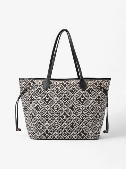 Louis Vuitton Neverfull Since 1854 Black / White Canvas MM